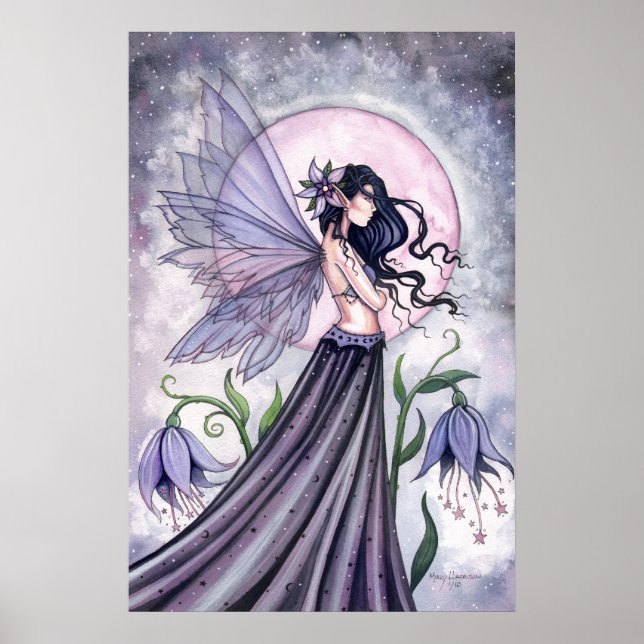 Affiche de la fée de la nuit mystique par Molly Ha (Devant)