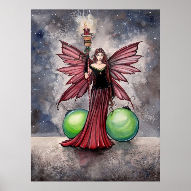 Affiche de la Fée de Noël Yule par Molly Harrison (Devant)