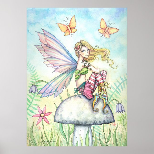 Affiche de la fée des fleurs du jardin d'Hélène (Devant)
