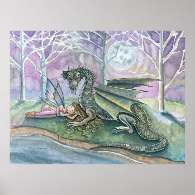Affiche de la Fée endormie et du Dragon (Devant)