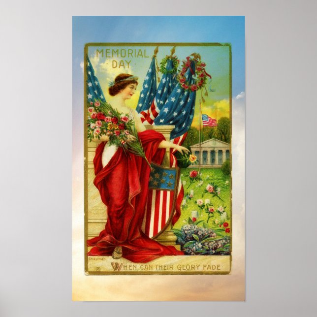 Affiche de la fête des anciens combattants de styl (Devant)