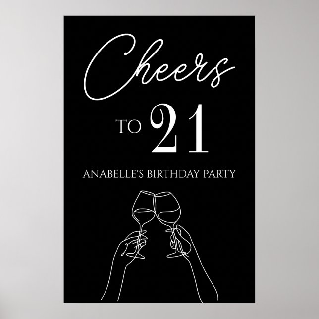 Affiche de la fête du 21e anniversaire (Devant)