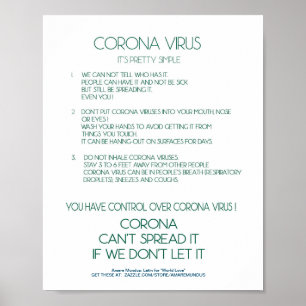 Affiche de la fiche d'information sur le virus de