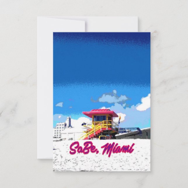 Affiche de la garde Miami Beach Life (Devant)