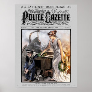 Affiche de la Gazette de police Maine