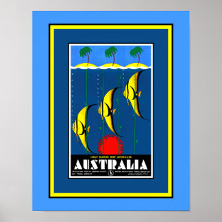 Affiche de la Grande barrière de corail