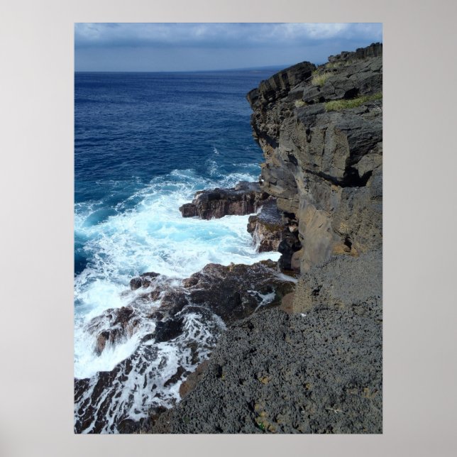 Affiche de la grande île de South Point Hawaii (Devant)