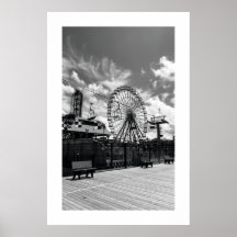 Affiche de la grande roue de la promenade de Seasi
