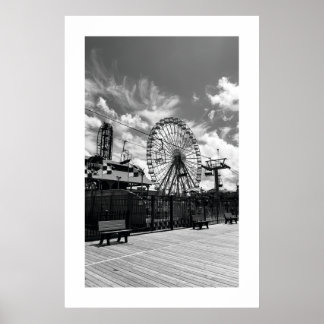 Affiche de la grande roue de la promenade de Seasi