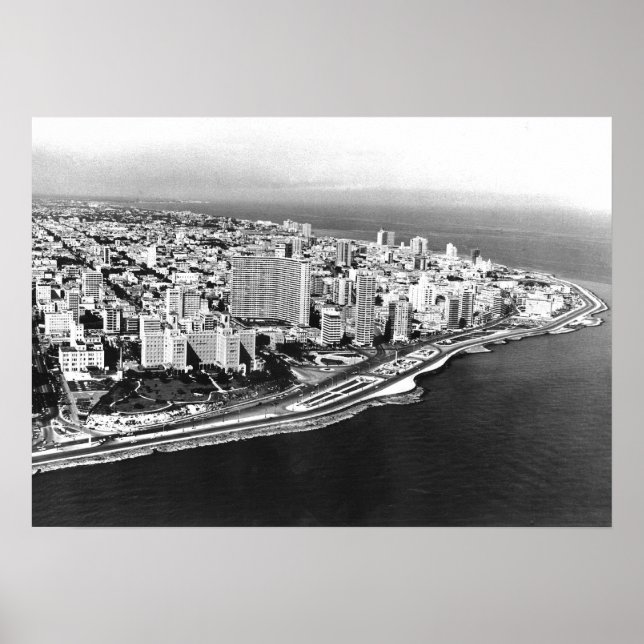 Affiche de La Havane Skyline 1957 (Devant)