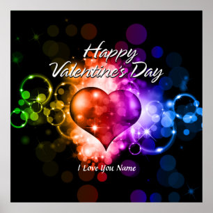 Affiche de la heureuse Sainte-Valentin 5
