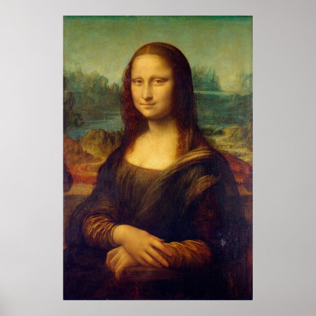 Affiche de la Joconde de Da Vinci (Devant)