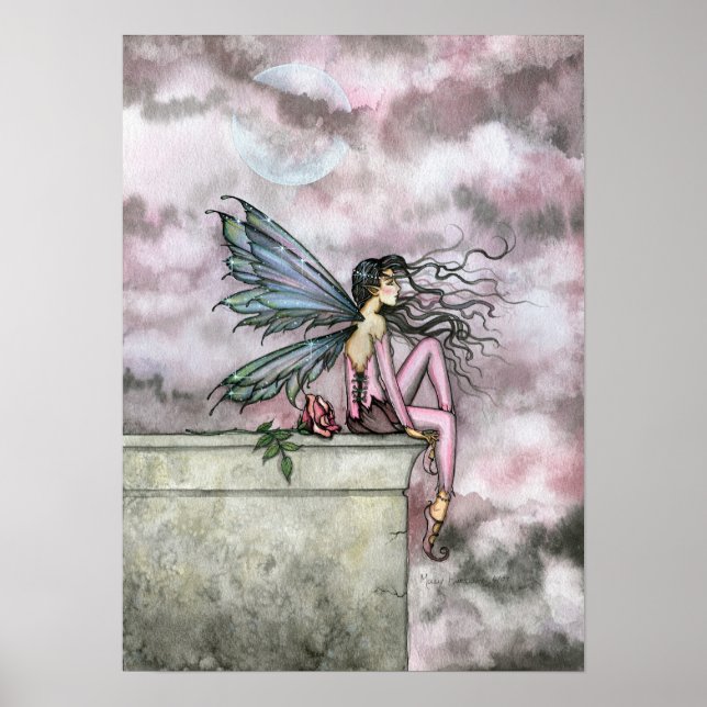 Affiche de la jolie fée Rose par Molly Harrison (Devant)