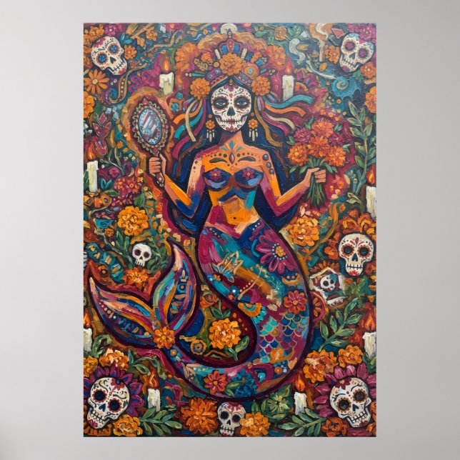Affiche de la journée de la sirène morte (Devant)
