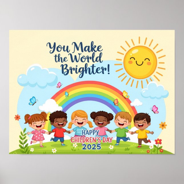 Affiche de la Journée des enfants « Vous rendez le (Devant)