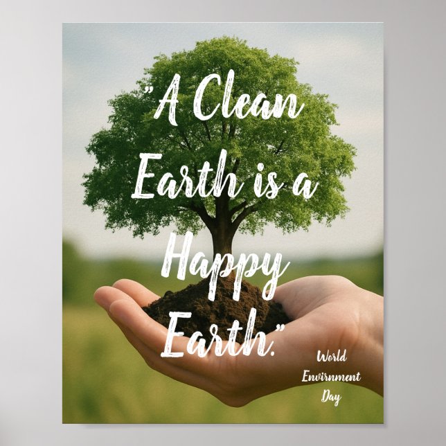 Affiche de la Journée mondiale de l'environnement (Devant)