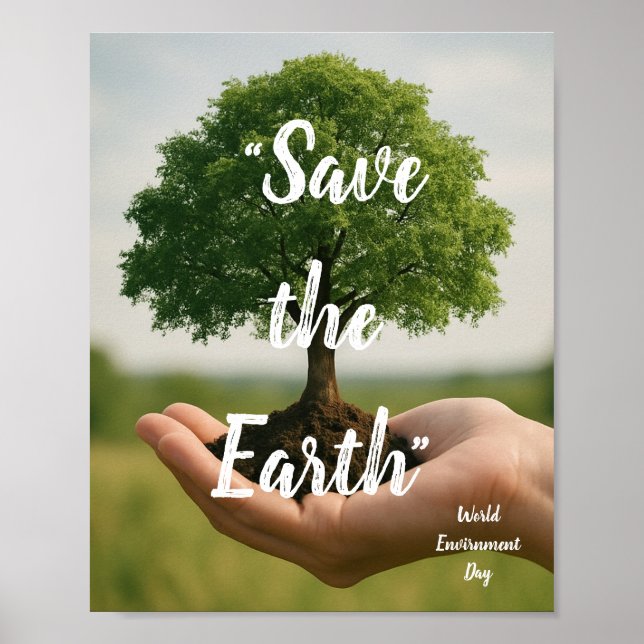 Affiche de la Journée mondiale de l'environnement (Devant)