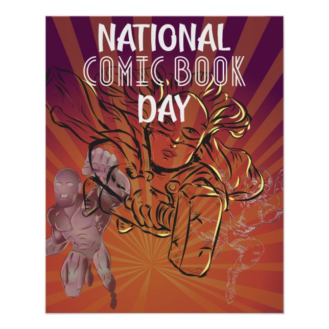 Affiche de la journée nationale de la bande dessin (Devant)