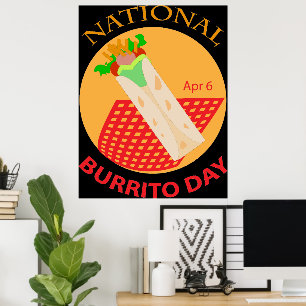 Affiche de la Journée nationale du Burrito