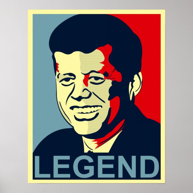affiche de la légende du jfk (Devant)