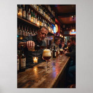 Affiche de la lueur de la taverne ambre et rituel