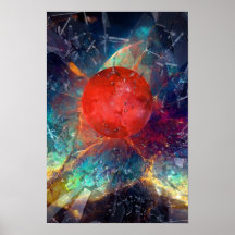 Affiche de la lune brisée