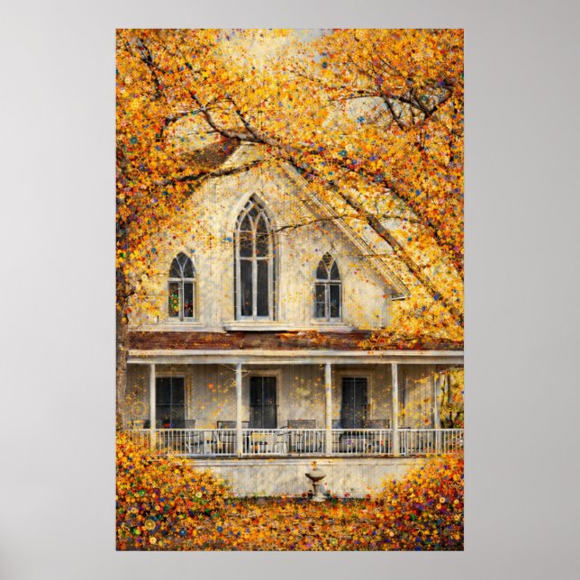 Affiche de la maison Carpenter de style gothique-f (Devant)