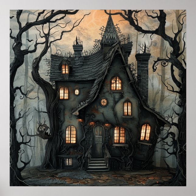 Affiche de la maison de sorcières (Devant)