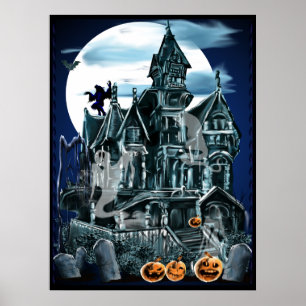 Affiche de la maison hantée