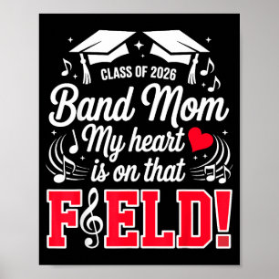 Affiche De la maman de la classe de musique de terrain de