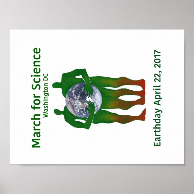 Affiche de la Marche pour la science (Devant)