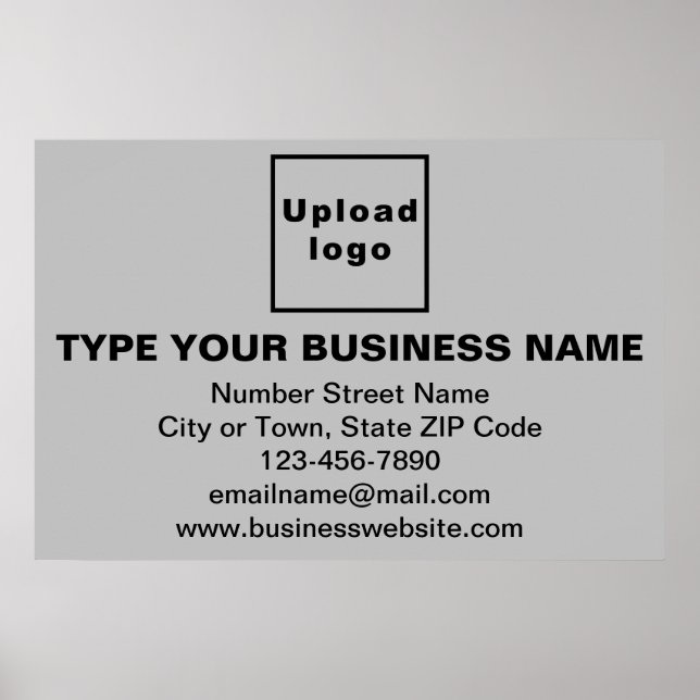 Affiche de la marque commerciale sur le rectangle  (Devant)