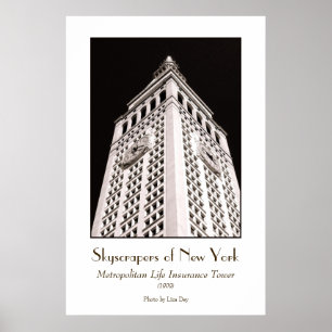 Affiche de la Met Life Tower