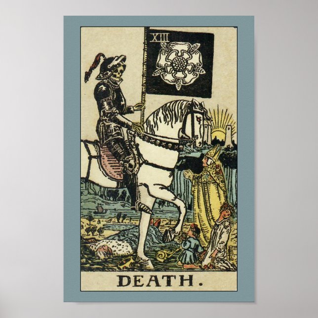 Affiche de la mort Rider-Waite-Smith (Devant)