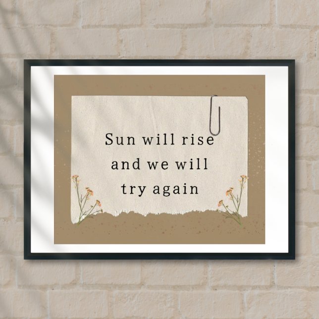 Affiche de la motivation de la vie (Créateur téléchargé)