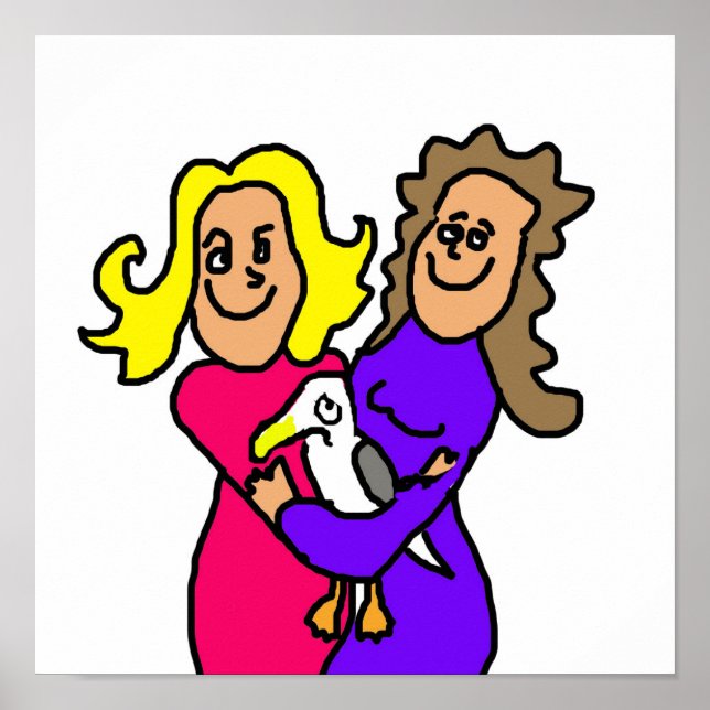 Affiche de la Mouette Lesbienne (Devant)