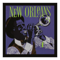 Affiche de la musique de la Nouvelle-Orléans