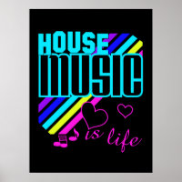 Affiche de la musique House