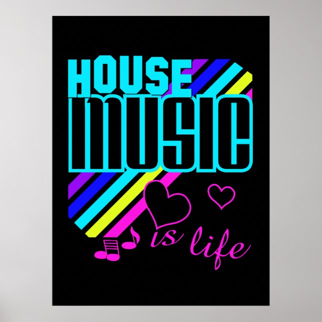 Affiche de la musique House (Devant)