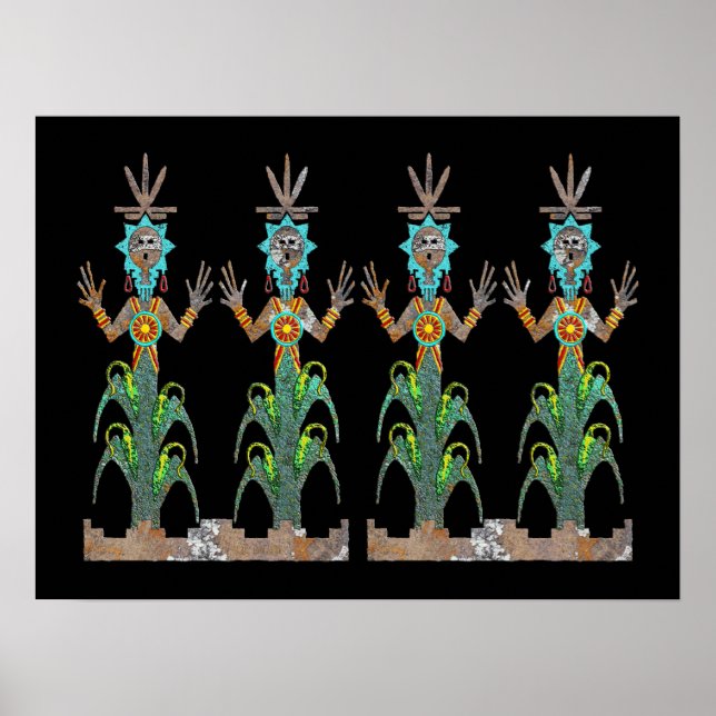 Affiche de la mythologie navajo (Devant)
