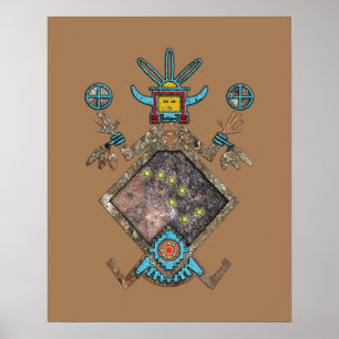 Affiche de la mythologie navajo