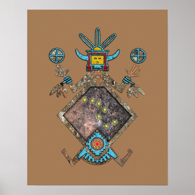 Affiche de la mythologie navajo (Devant)
