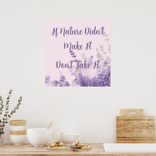 Affiche de la nature (Cuisine)