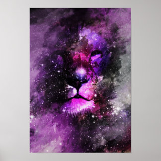 Affiche de la nébuleuse du Lion