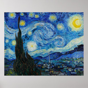 Affiche de La Nuit étoilée de Van Gogh