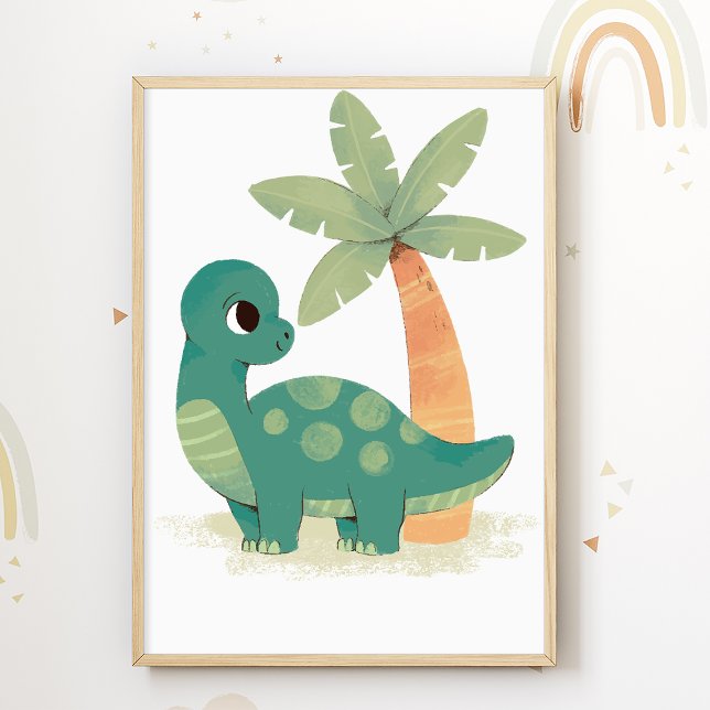Affiche de la nurserie Dino Impression pour la cha (Créateur téléchargé)
