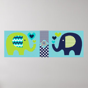 Affiche de la Nursery Friends Elephant