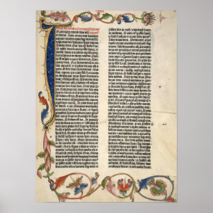 Affiche de la page 1 de Gutenberg de genèse de