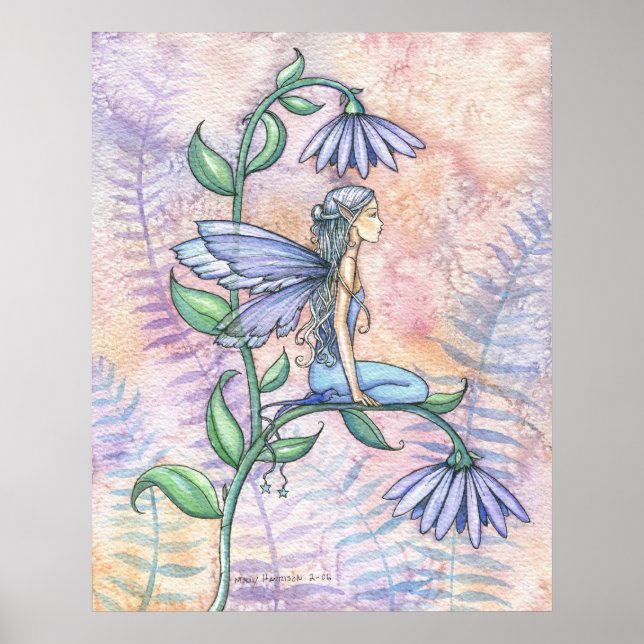 Affiche de la Petite Fée Bleue par Molly Harrison (Devant)
