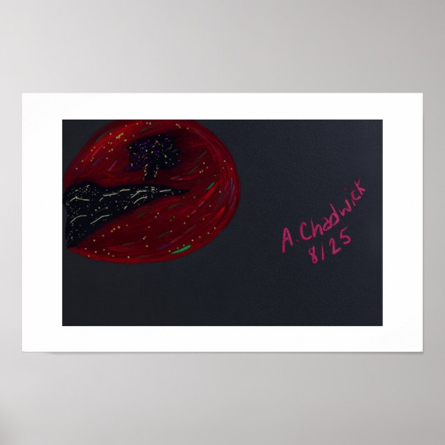 Affiche de la place de la nuit au clair de lune sa (Devant)